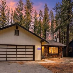 Tahoe Cabin with Stone Fireplace, 2-Car Garage & Fenced Yard — Steps to the River