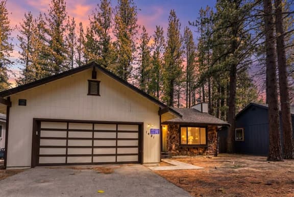 Tahoe Cabin with Stone Fireplace, 2-Car Garage & Fenced Yard β Steps to the River - Image 1